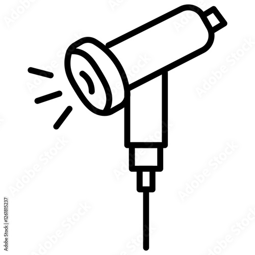 Colonoscopy Vector Icon