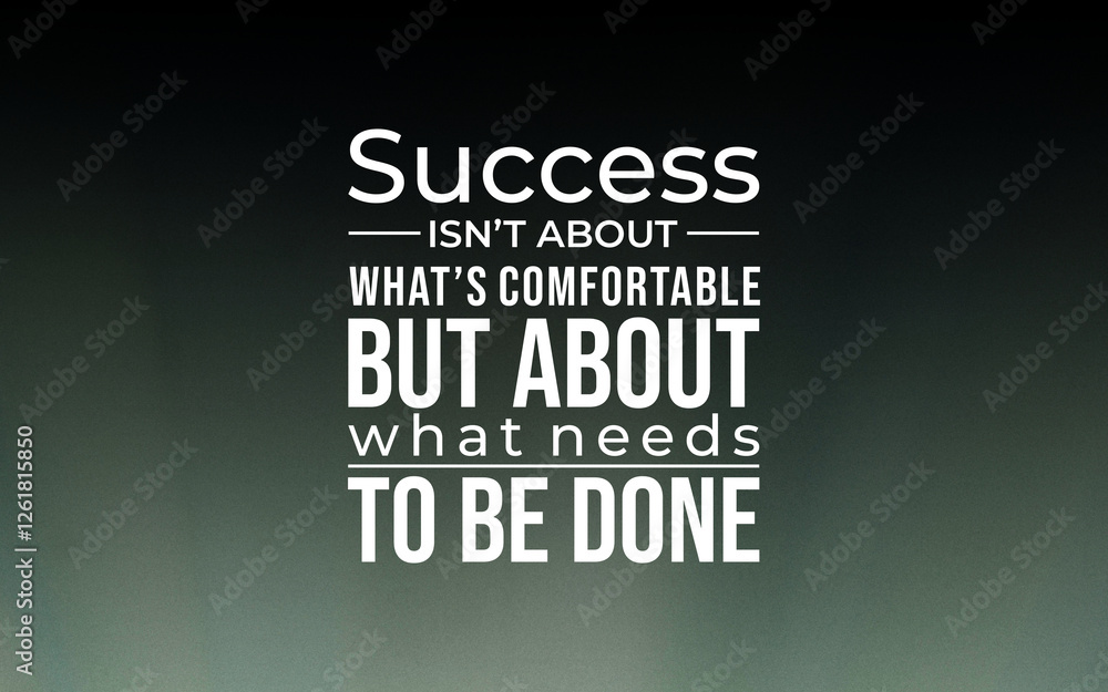 Fototapeta premium Achieving success through action motivation and determination in personal growth inspirational setting graphic design