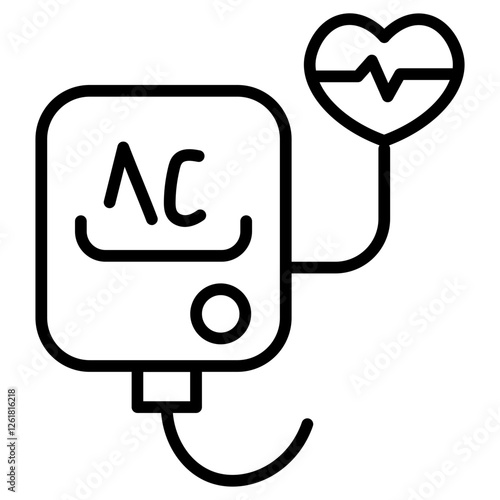 Blood Oxygen Level Vector Icon