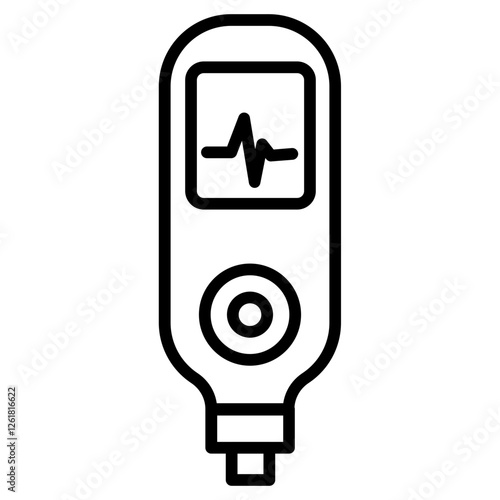 Diabetes Test Kit Vector Icon