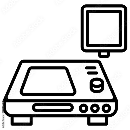 Medical Scan Vector Icon