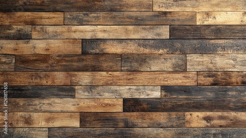 Obraz na płótnie Wood Planks Dark Brown Rustic Textured Paneling Backdrops Seamless Vintage Aged Surface Design Decorative w salonie
