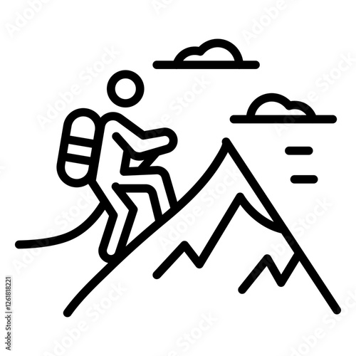 Overcoming Challenges Vector Icon