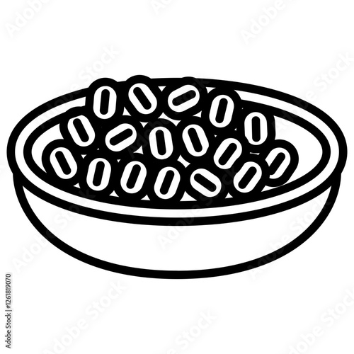 Gnocchi Vector Icon