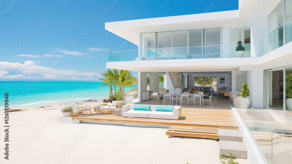 Fototapeta premium contemporary real estate houses