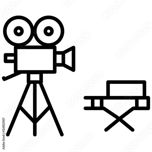 Film Locations Vector Icon photo