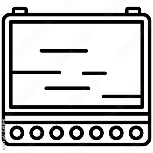 Green Screen Setup Vector Icon