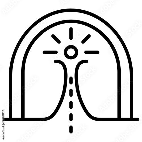 Narrative Arc Vector Icon