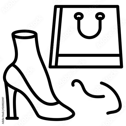 Hosiery Store Vector Icon