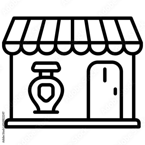 Perfume Shop Vector Icon