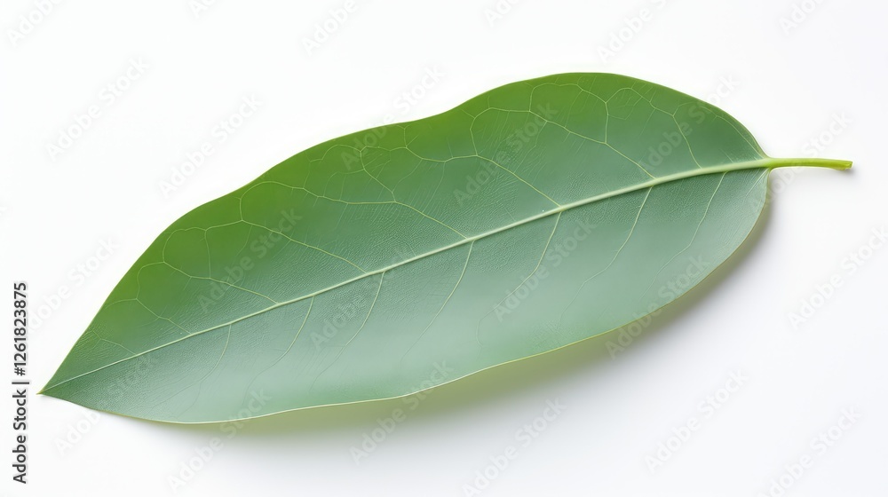 Fototapeta premium close eucalyptus leaf isolated