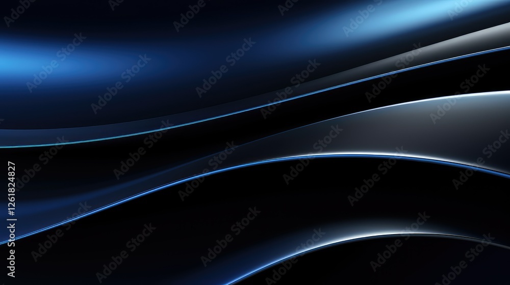 Fototapeta premium depth black blue background