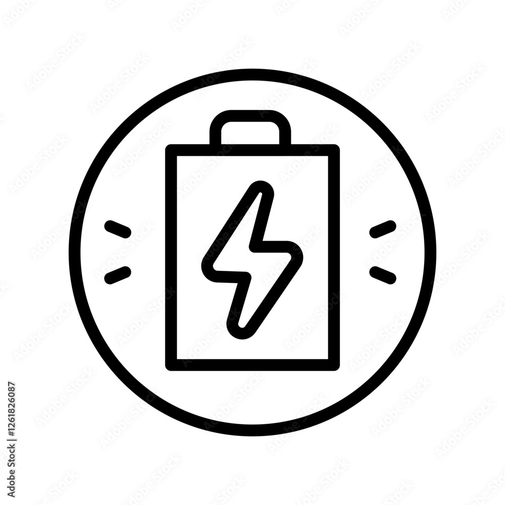 Energy Boost Vector Icon Energy Boost Vector Icon