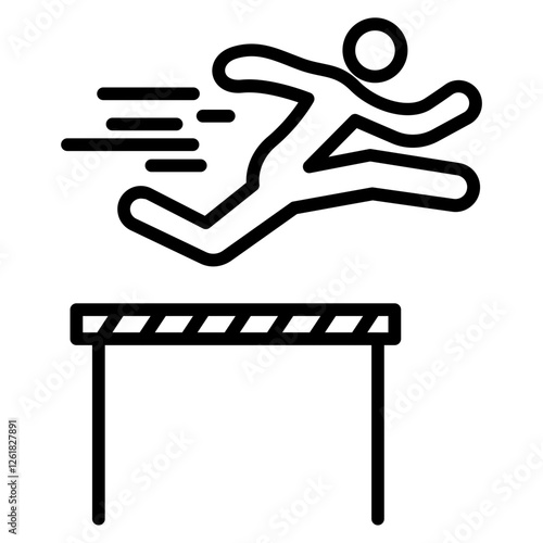 Hurdles Vector Icon