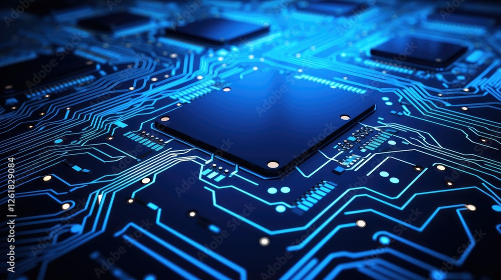 futuristic circuit blue futuristic circuit blue