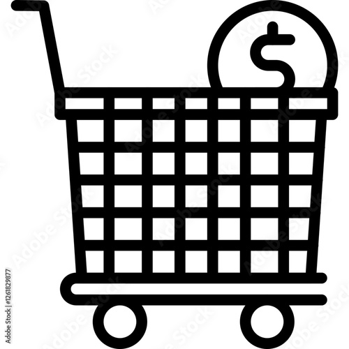 E commerce Marketing Vector Icon