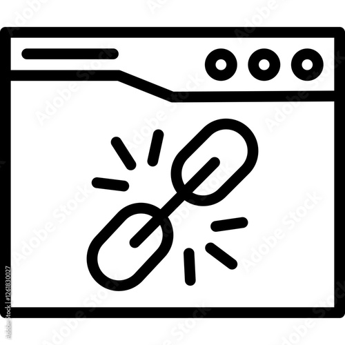 Link Building Vector Icon