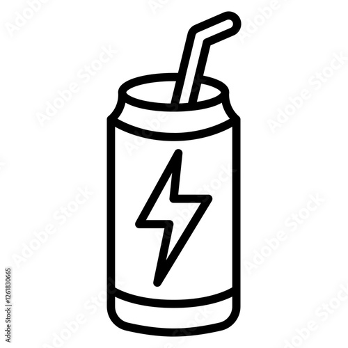 Energy Drink Vector Icon
