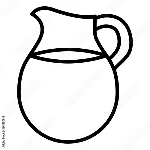 Lemonade Jug Vector Icon