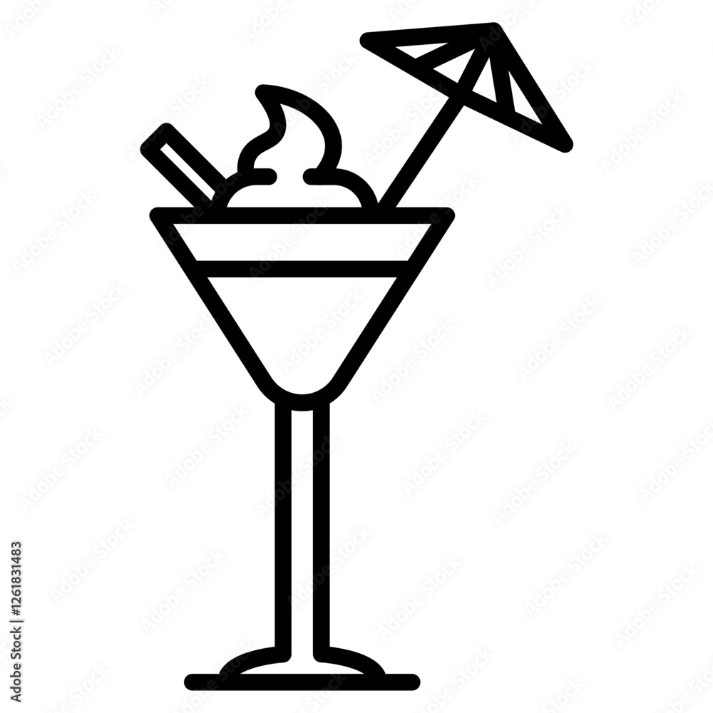 Daiquiri Vector Icon Daiquiri Vector Icon