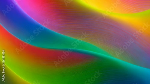 Colorful Wave Display