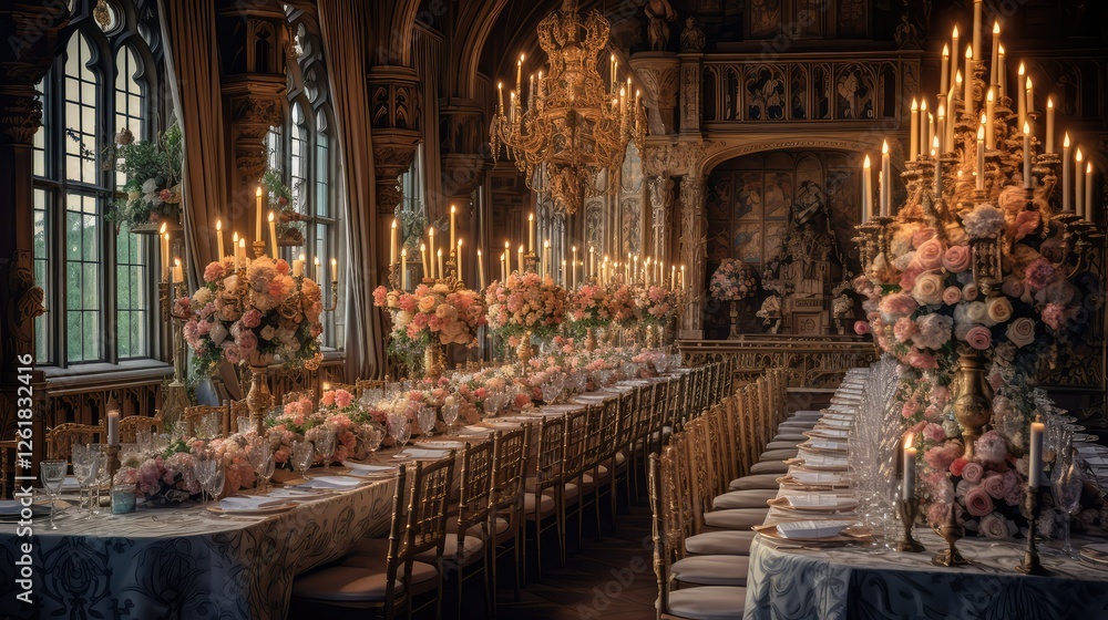 Fototapeta premium dining castle table