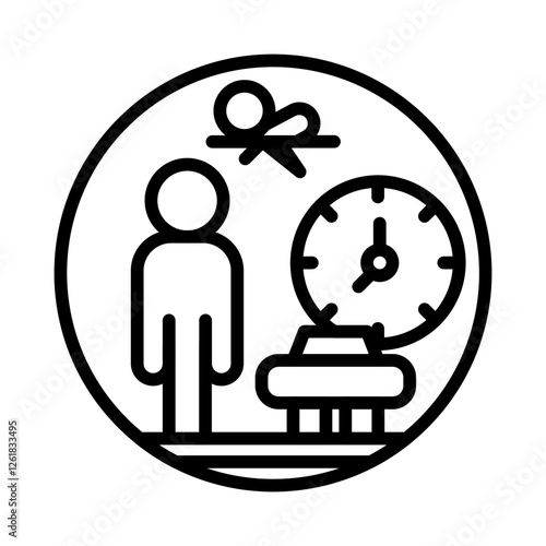 Estimated Time of Arrival Vector Icon