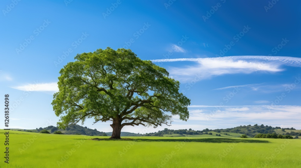 Obraz premium branches isolated oak tree