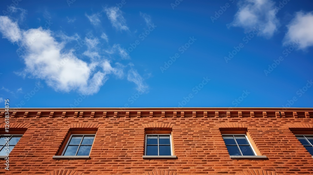 sky red brick texture sky red brick texture