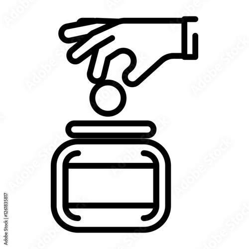Tipping Option Vector Icon