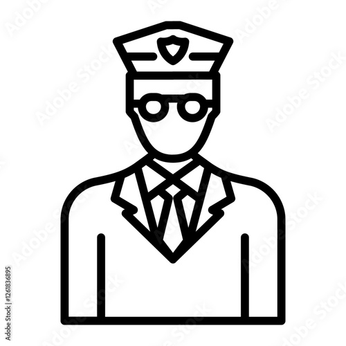 Bodyguard Vector Icon