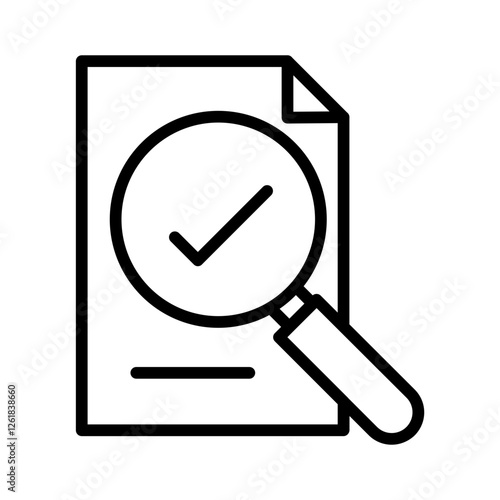 Fact Checking Tools Vector Icon