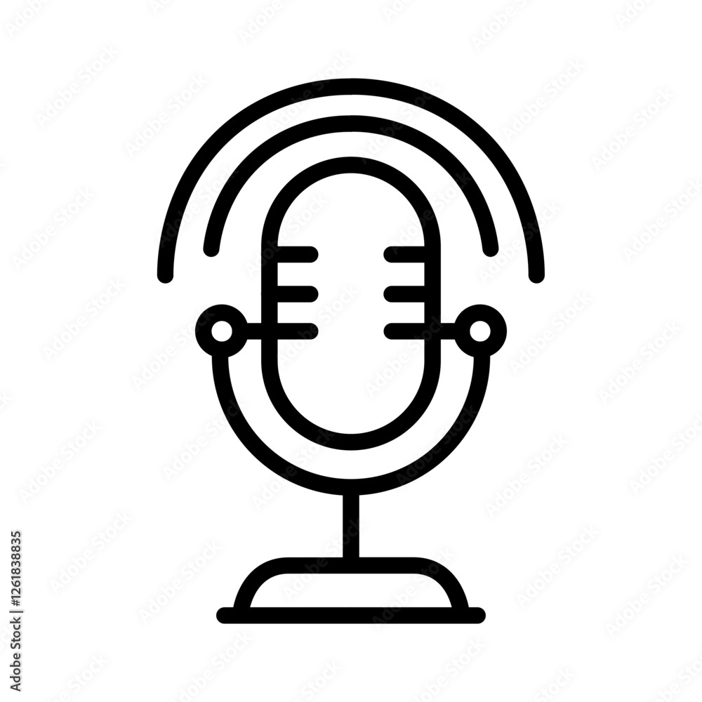 Live Broadcast Vector Icon