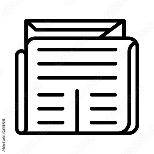 Print Media Vector Icon