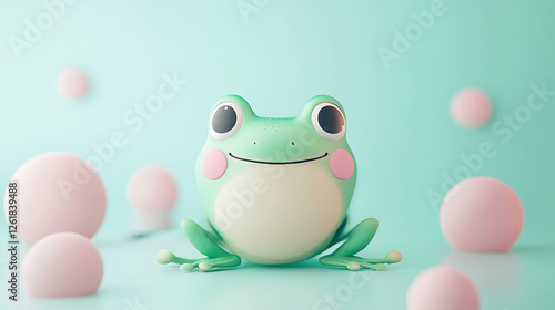 cute frog 3D