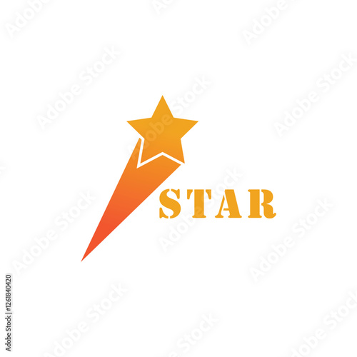 Star logo vector template element symbol design