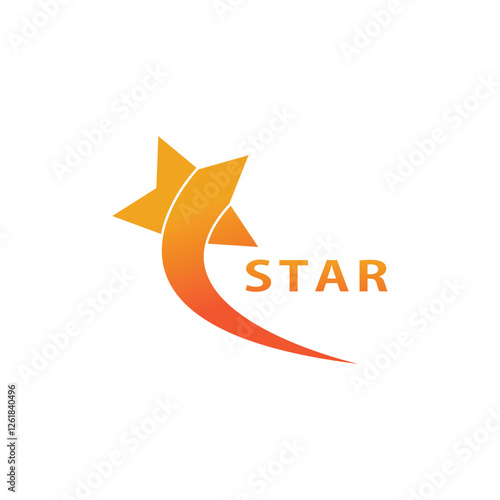 Star logo vector template element symbol design