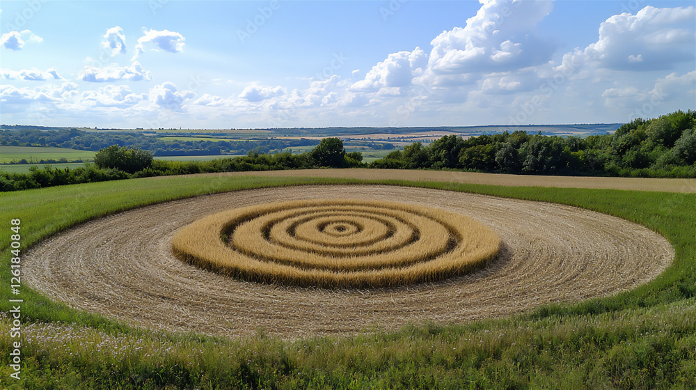 mysterious symbols in the crop field mysterious symbols in the crop field