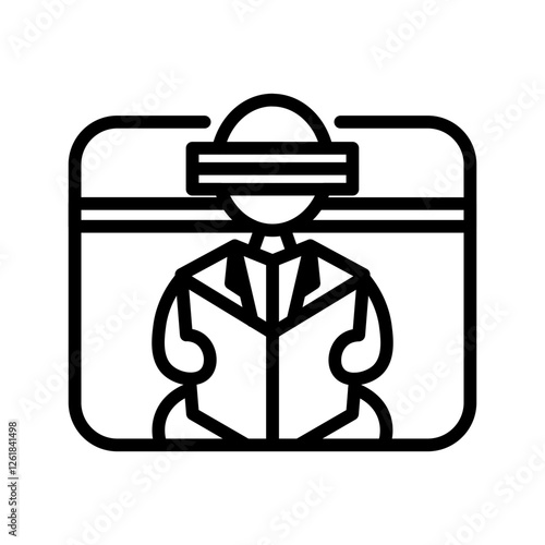 Censored News Vector Icon