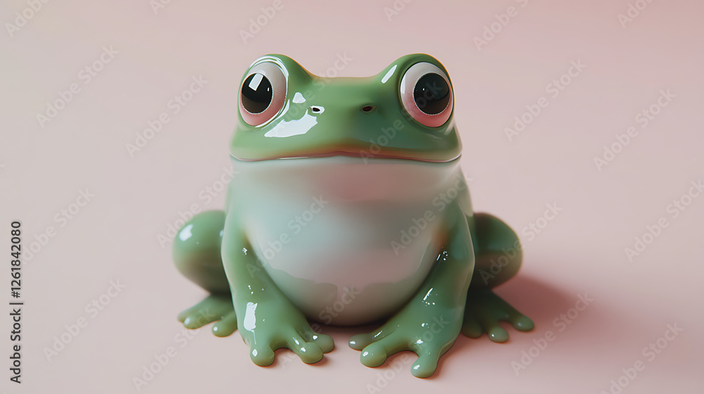 Obraz premium Cute Frog 3D