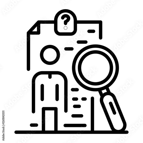 Tampered Evidence Vector Icon