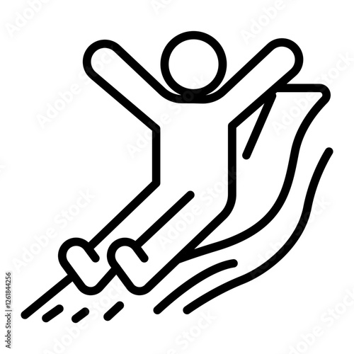 Body Slide Vector Icon