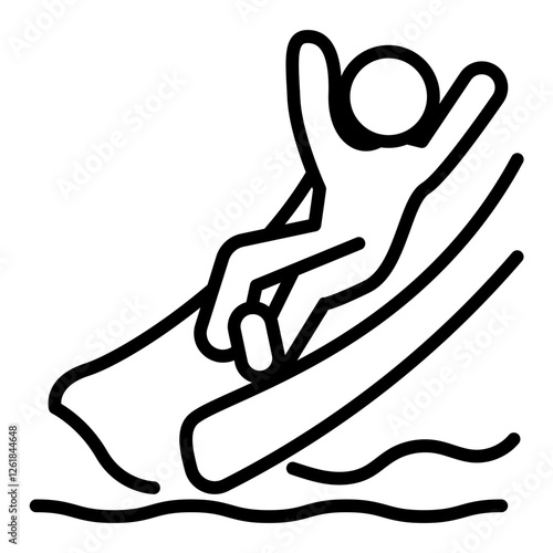 Speed Slide Vector Icon