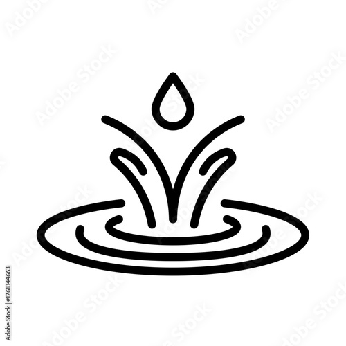 Splash Pad Vector Icon