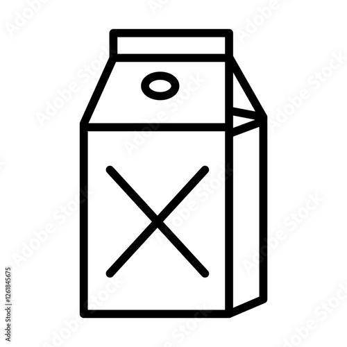Dairy Intolerance Vector Icon