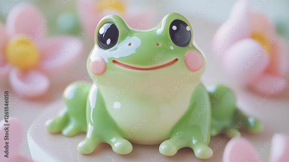 Obraz premium Cute Frog 3D