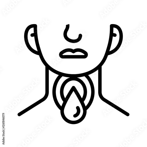 Sore Throat Vector Icon