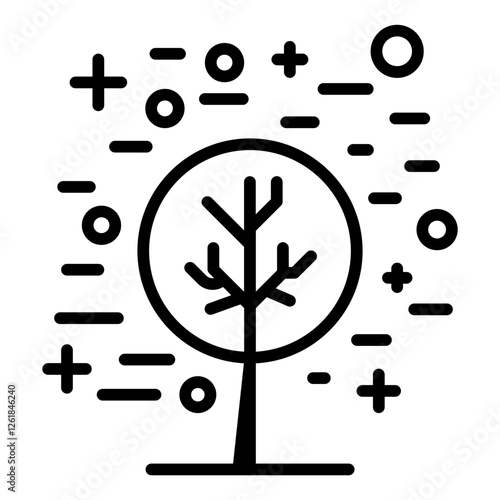 Tree Pollen Sensitivity Vector Icon