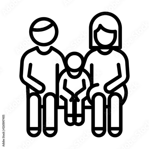 Family Counseling Vector Icon