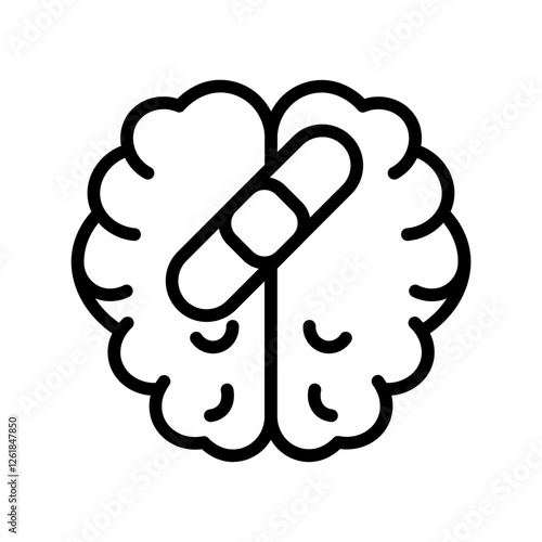 PTSD Therapy Vector Icon